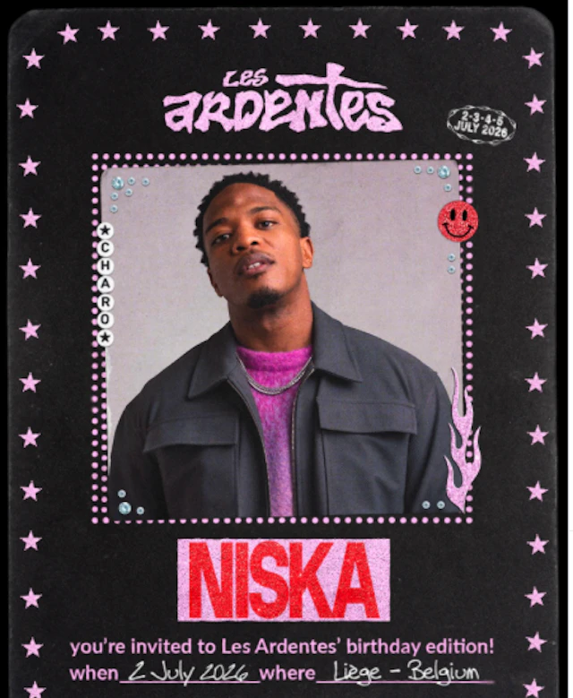 Niska performs 44 at Les Ardentes