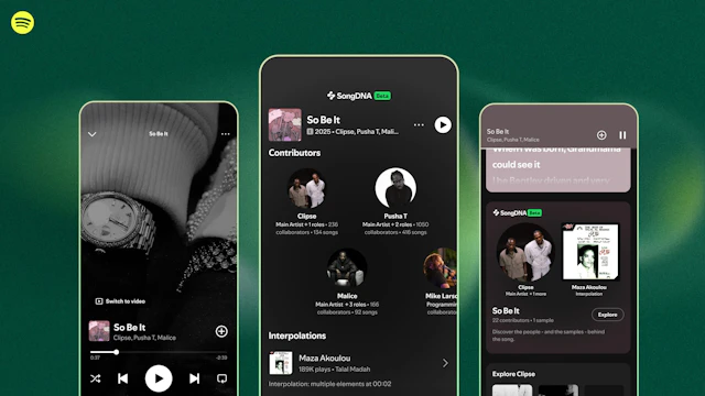 Spotify launches SongDNA to explore what’s behind tracks